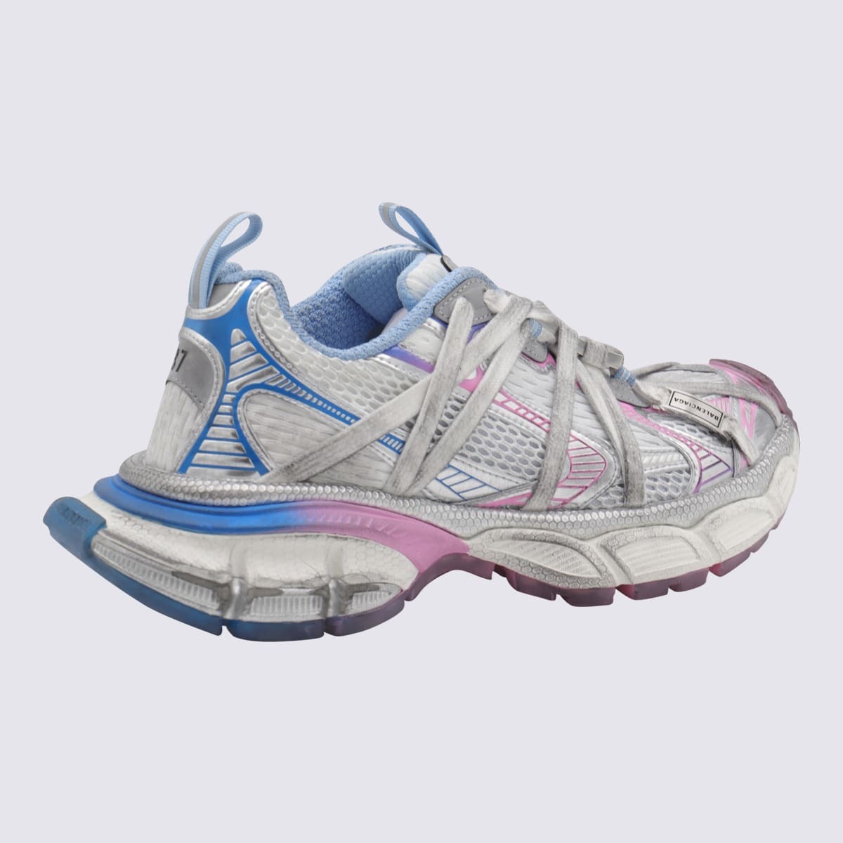 Balenciaga White and Multicolor Athletic Shoes Balenciaga Men main image 4