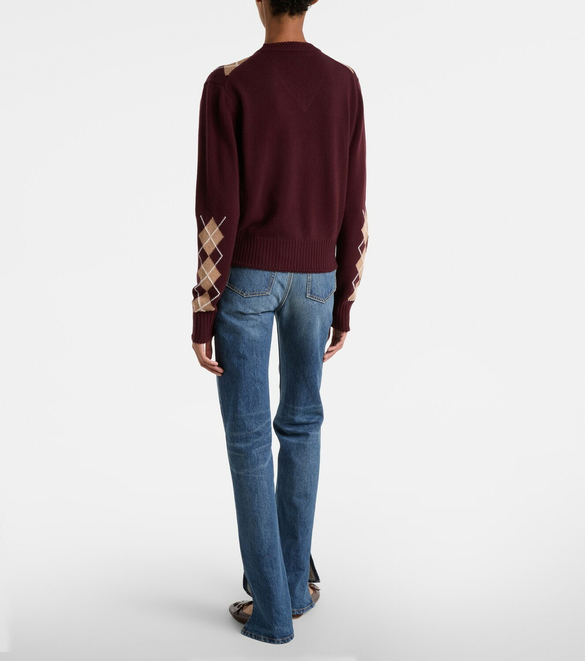 Chloé Argyle wool and cashmere sweater