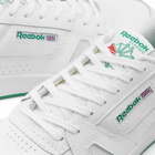 Reebok Men's LT Court Sneakers in White/Glen Green