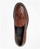Brooks Brothers Men's 1818 Footwear Leather Tassel Loafers | Cognac