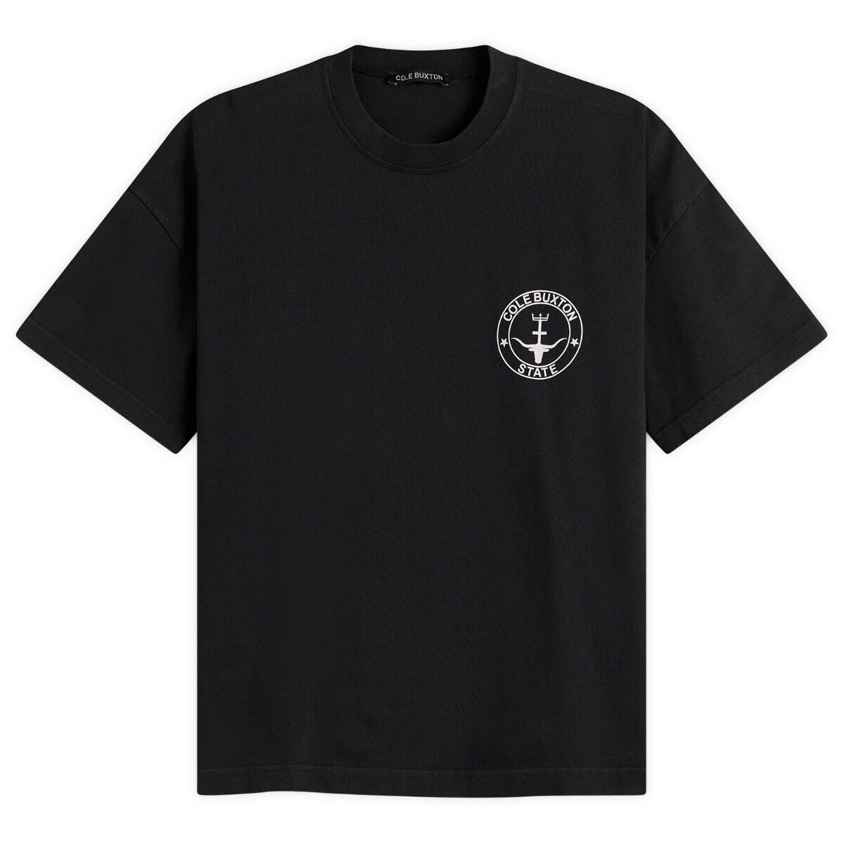 Cole Buxton Men's State T-Shirt in Vintage Black