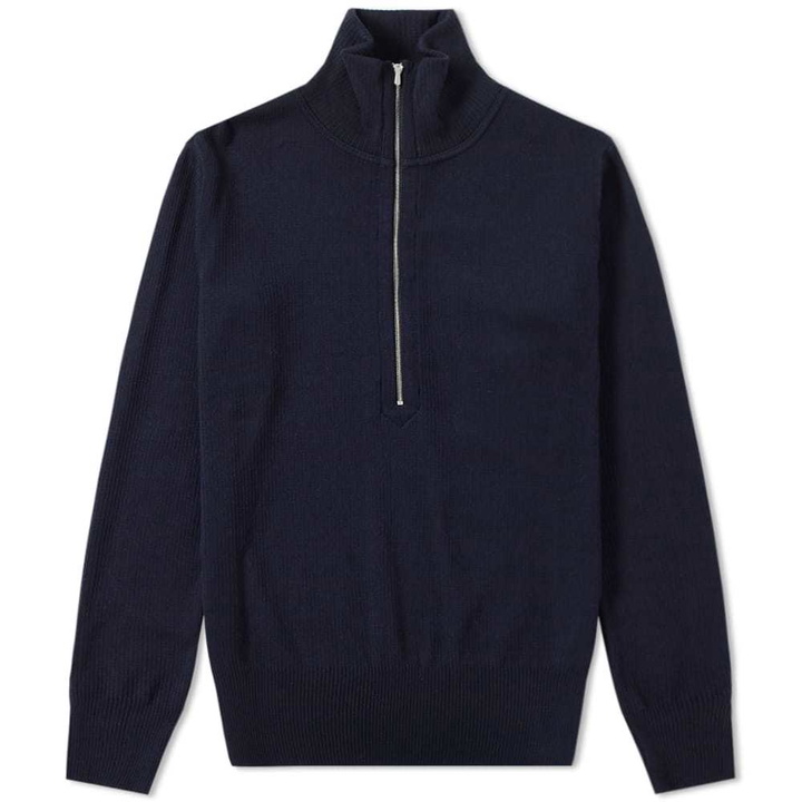 Photo: S.N.S. Herning Sub Shirt Zip Knit Blue