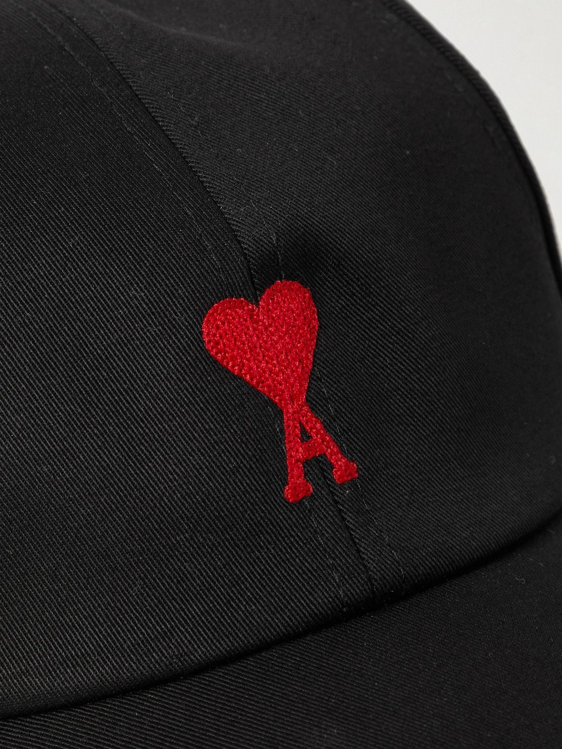 AMI PARIS - Logo-Embroidered Cotton-Twill Baseball Cap AMI