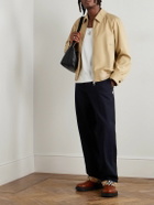 Burberry - Straight-Leg Cotton-Twill Trousers - Blue