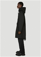 Jil Sander - Logo Parka Coat in Black