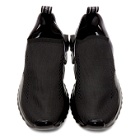 Dolce and Gabbana Black Mesh Sorrento Melt Sneakers