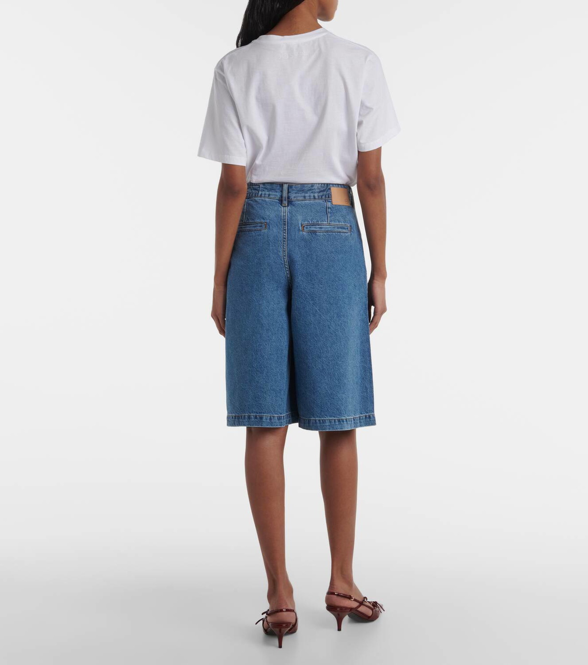 AG Jeans Gran Canaria high-rise wide-leg shorts