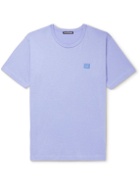 Acne Studios - Nash Logo-Appliquéd Cotton-Jersey T-Shirt - Purple