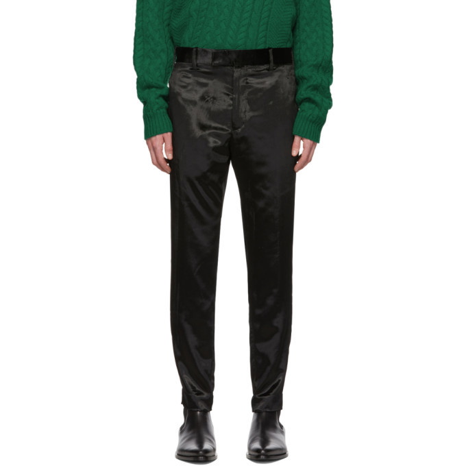 Photo: Paul Smith Black Crushed Velvet Trousers