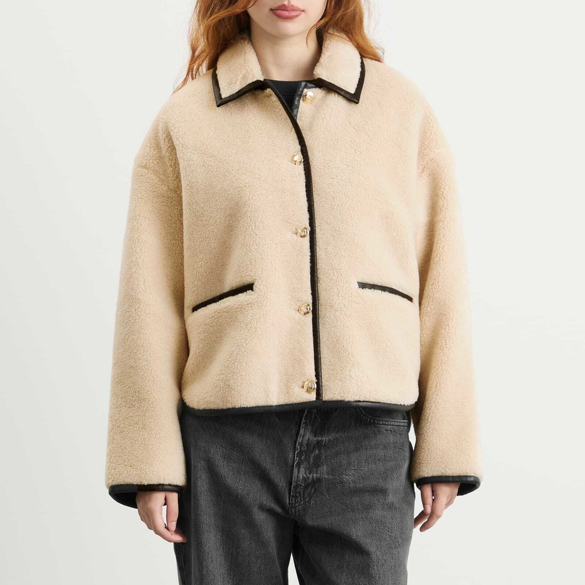 Anine Bing Women's Camden Jacket in Cream