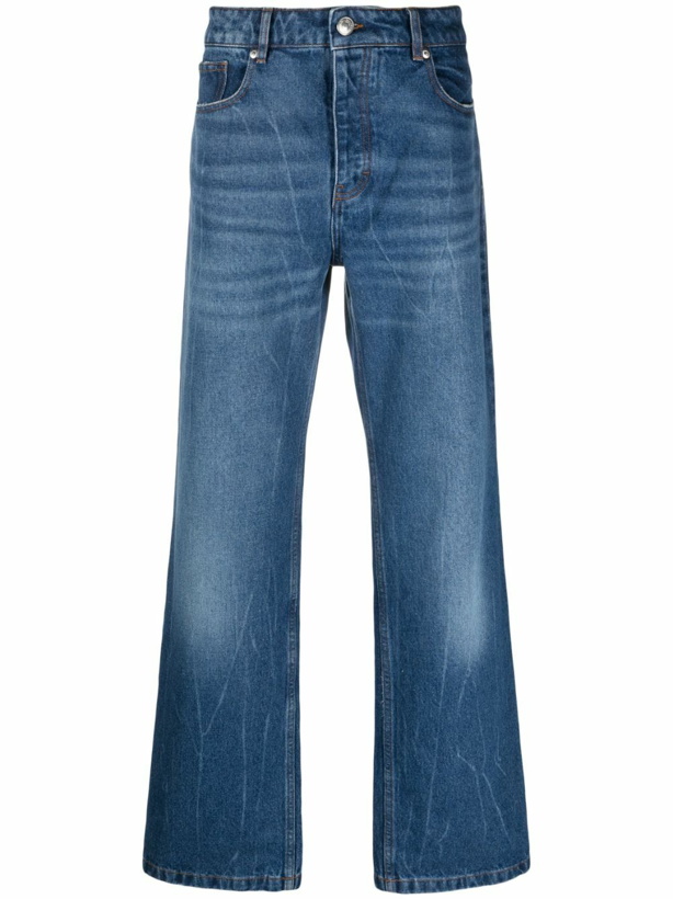 Photo: AMI PARIS - Striagh-fit Denim Cotton Jeans