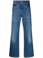 AMI PARIS - Striagh-fit Denim Cotton Jeans