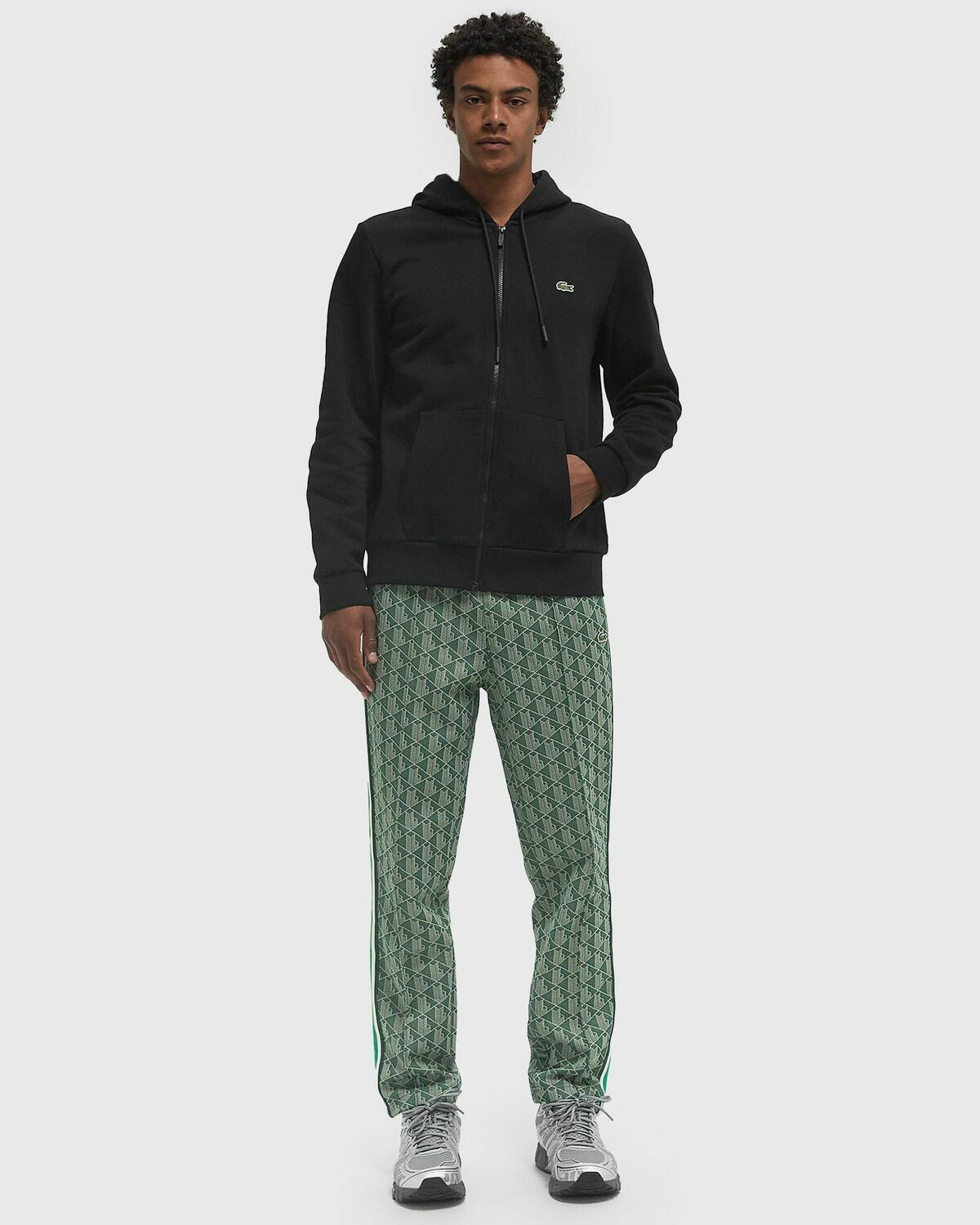 Lacoste PARIS MONOGRAM JACQUARD SWEATPANTS Green Mens Track Jacket