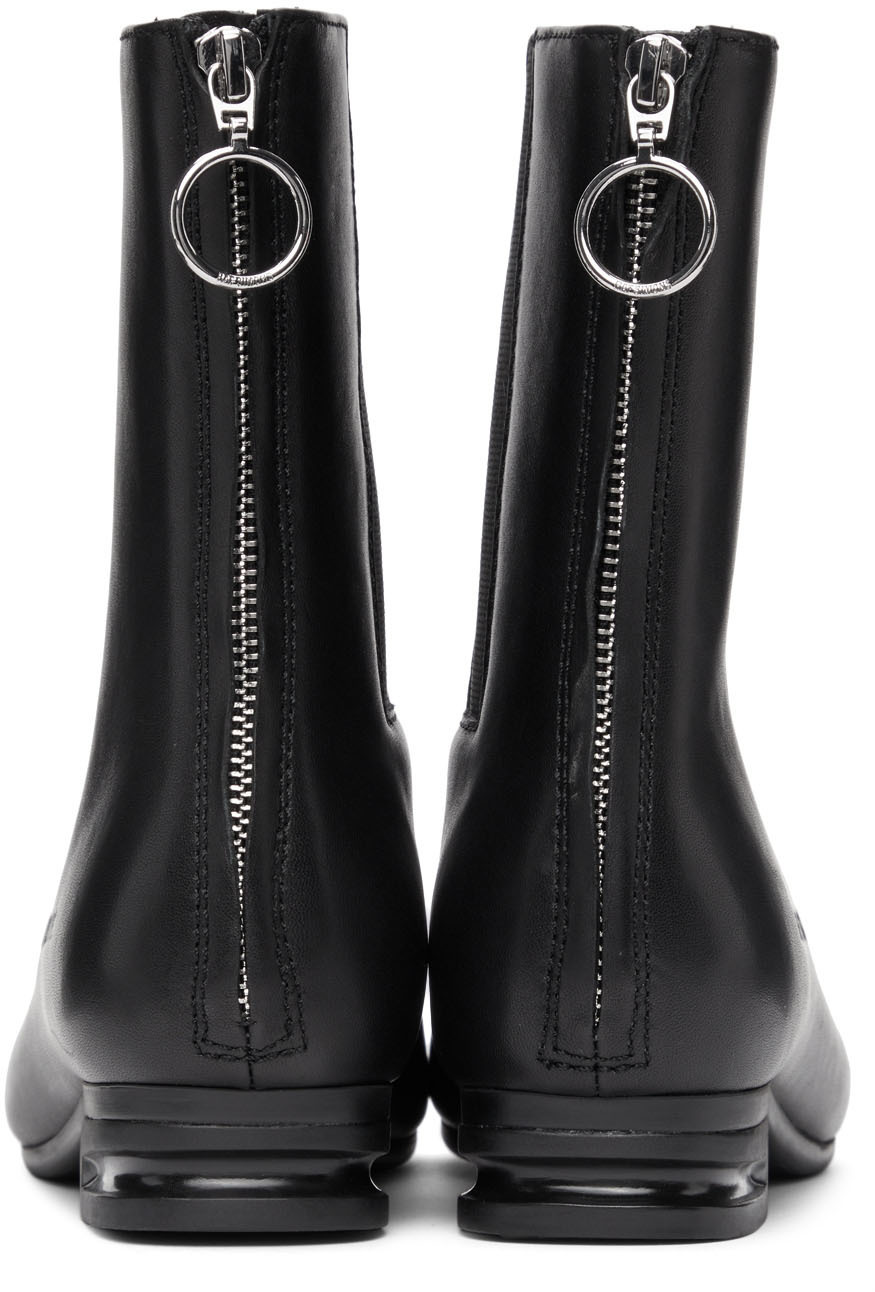 Raf Simons Black 2001 Zip-Up Boots Raf Simons