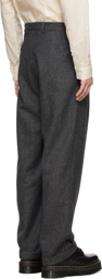 Molly Goddard Grey Wool Hamish Trousers