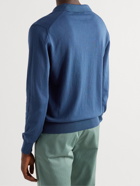 DOPPIAA - Aaviola Cotton Polo Shirt - Blue