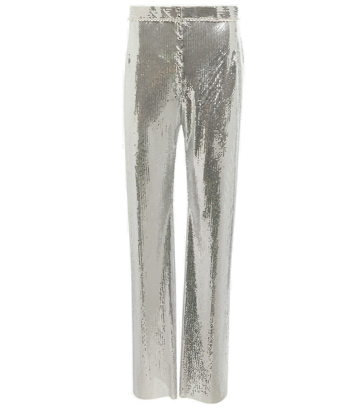 Photo: Paco Rabanne - High-rise chainmail pants