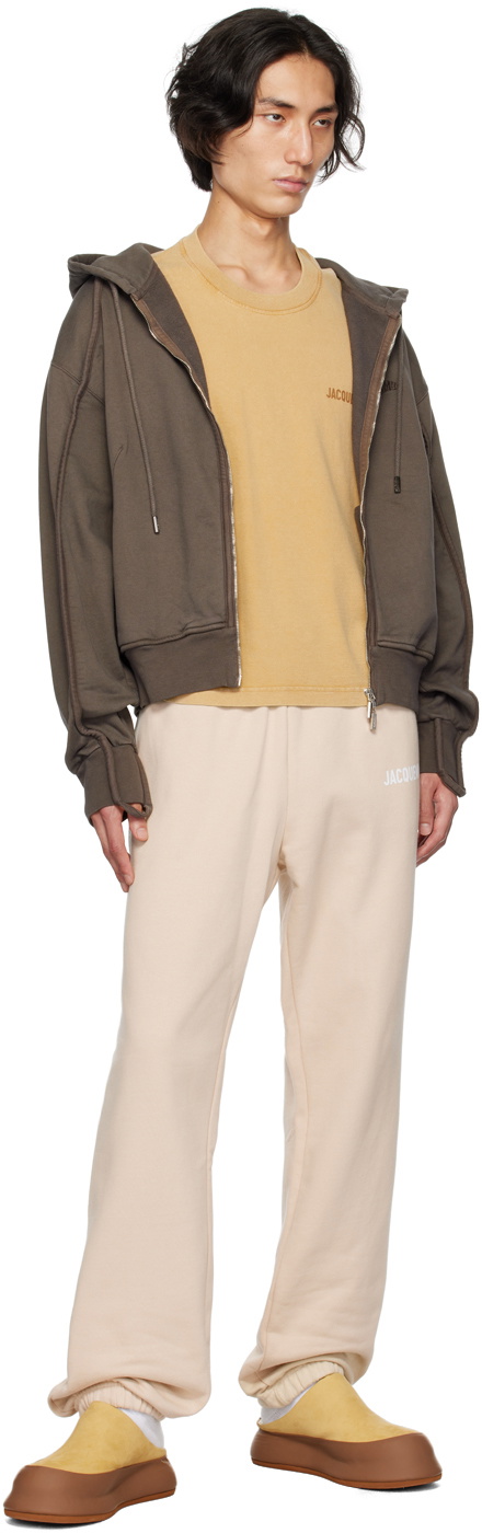 Jacquemus Brown Le Chouchou 'Le Sweater Camargue Zippé' Hoodie