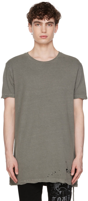 Photo: Ksubi Gray Sioux T-Shirt