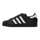 adidas Originals Black and White Superstar Sneakers