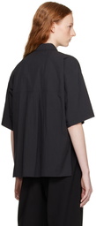 CO Black Covered Placket Shirt