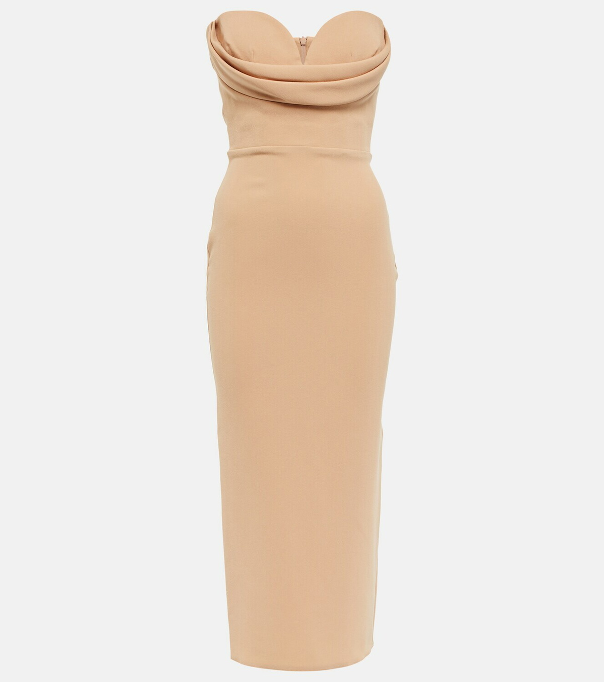 Darcy Draped Bustier Midi Dress