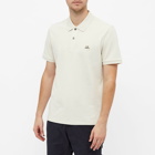 C.P. Company Men's Patch Logo Polo Shirt in Sandshell
