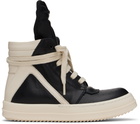 Rick Owens Kids Black Porterville Geobaskets Sneakers