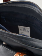 Bleu de Chauffe - Folder Full-Grained Leather Briefcase