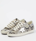 Golden Goose Super-Star snake-effect leather sneakers