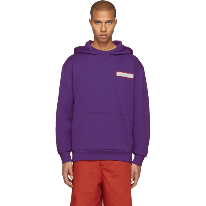 Acne purple sale hoodie