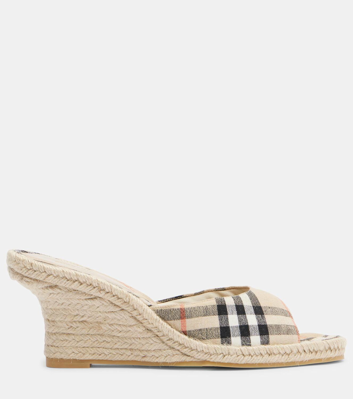Burberry Burberry Check espadrille wedges