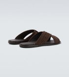 Manolo Blahnik Tex leather sandals