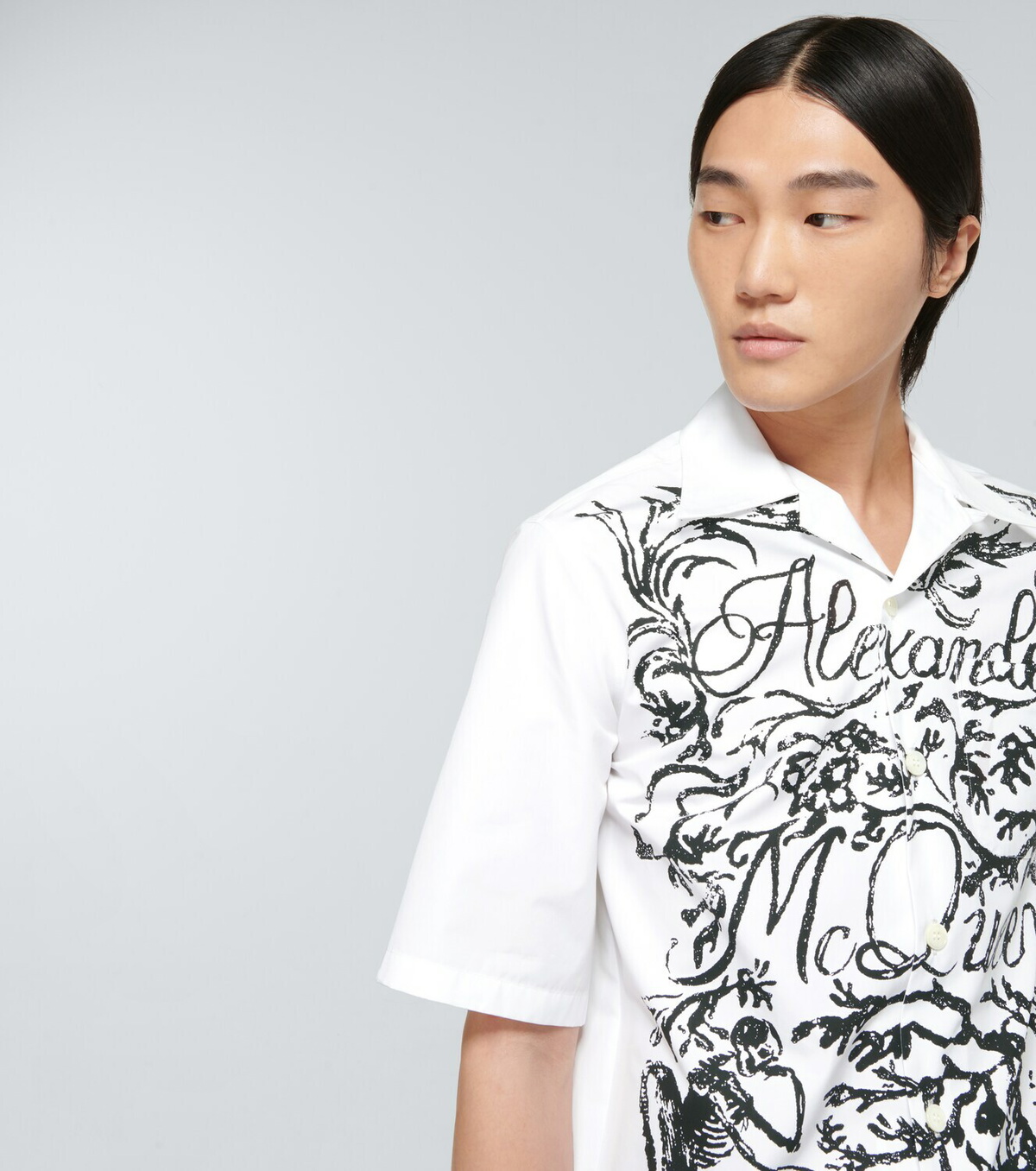 Alexander McQueen Printed cotton shirt Alexander McQueen