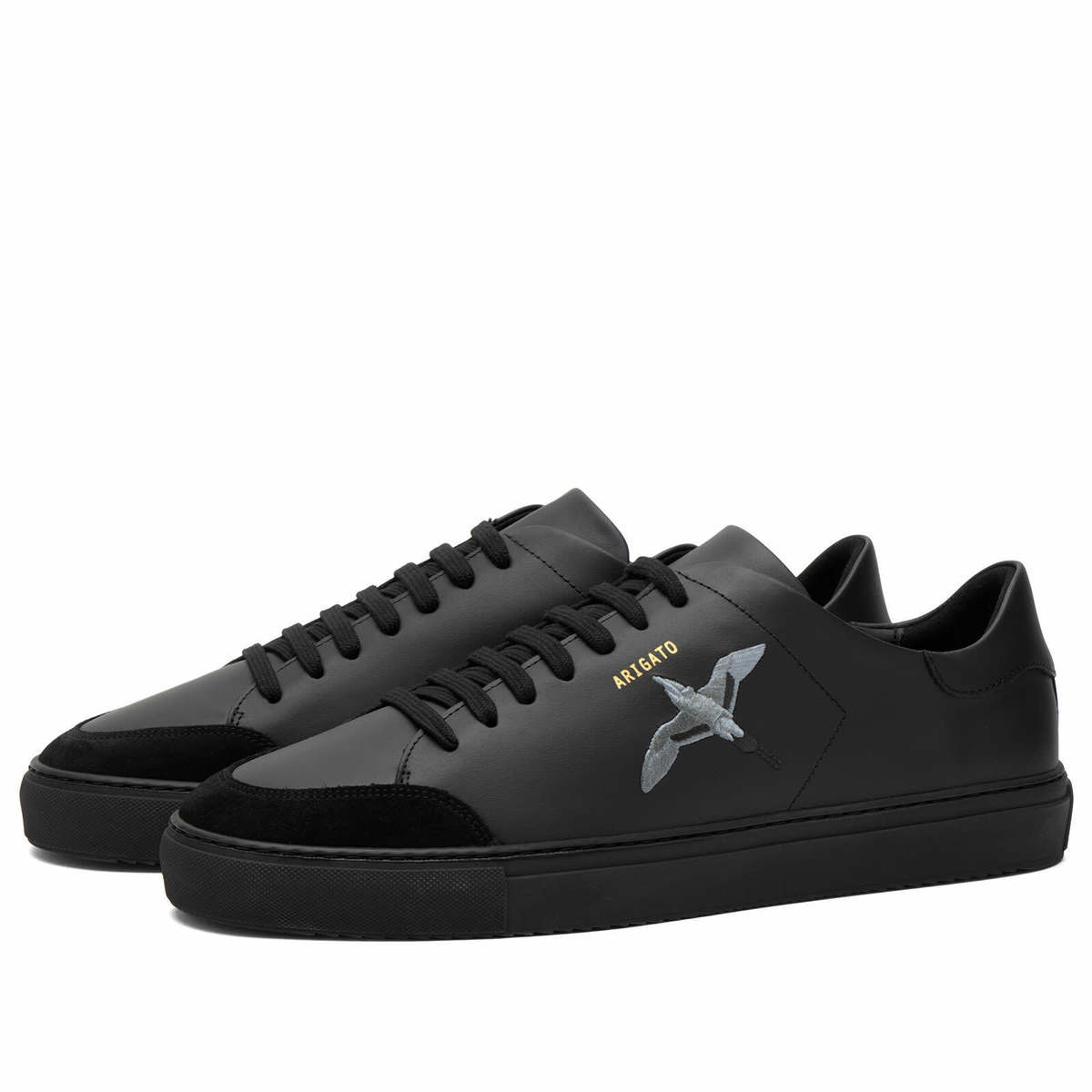 Axel Arigato Men's Clean 90 B Bird Sneaker in Black/Black
