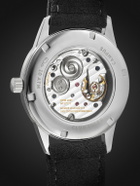 NOMOS Glashütte - Club Campus 38.5 Hand-Wound Stainless Steel and Alcantara® Watch, Ref. No. 722.GB