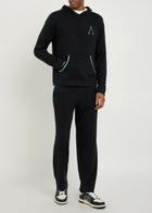 AN-Y1 Vita Logo-intarsia Cashmere Sweatpants Black