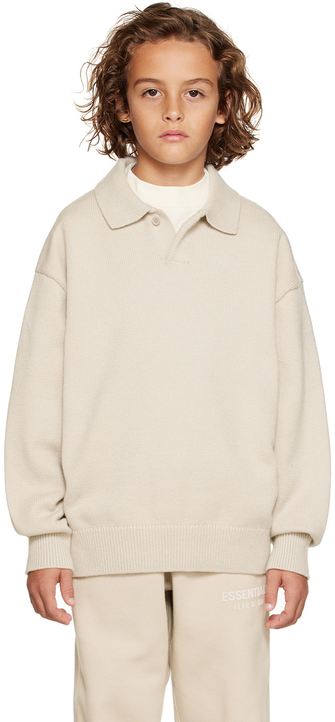 Fear of God top Essentials Kids LS Polo