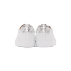 Givenchy White and Silver Urban Street Sneakers