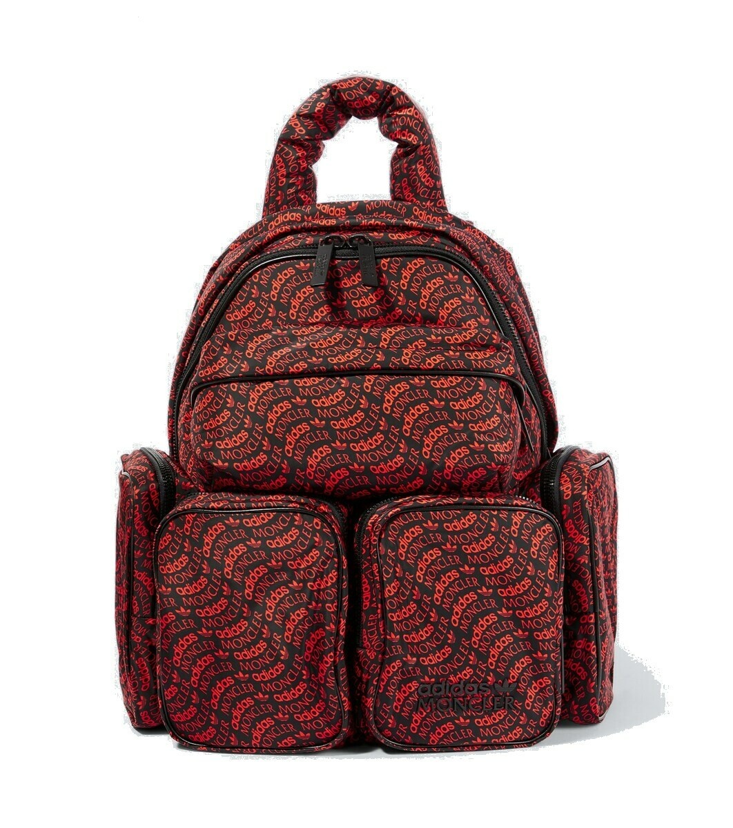 Photo: Moncler Genius x Adidas printed backpack