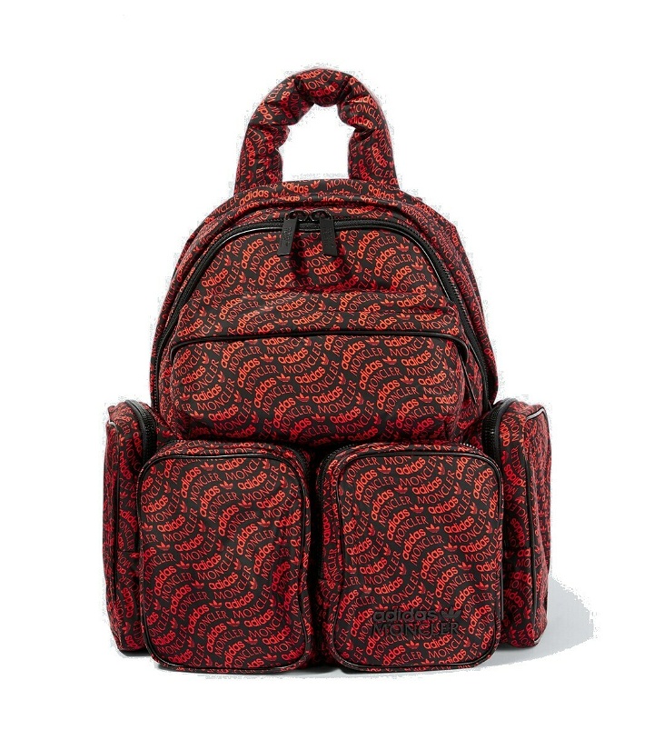 Photo: Moncler Genius x Adidas printed backpack