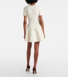 McQueen Asymmetric knitted minidress
