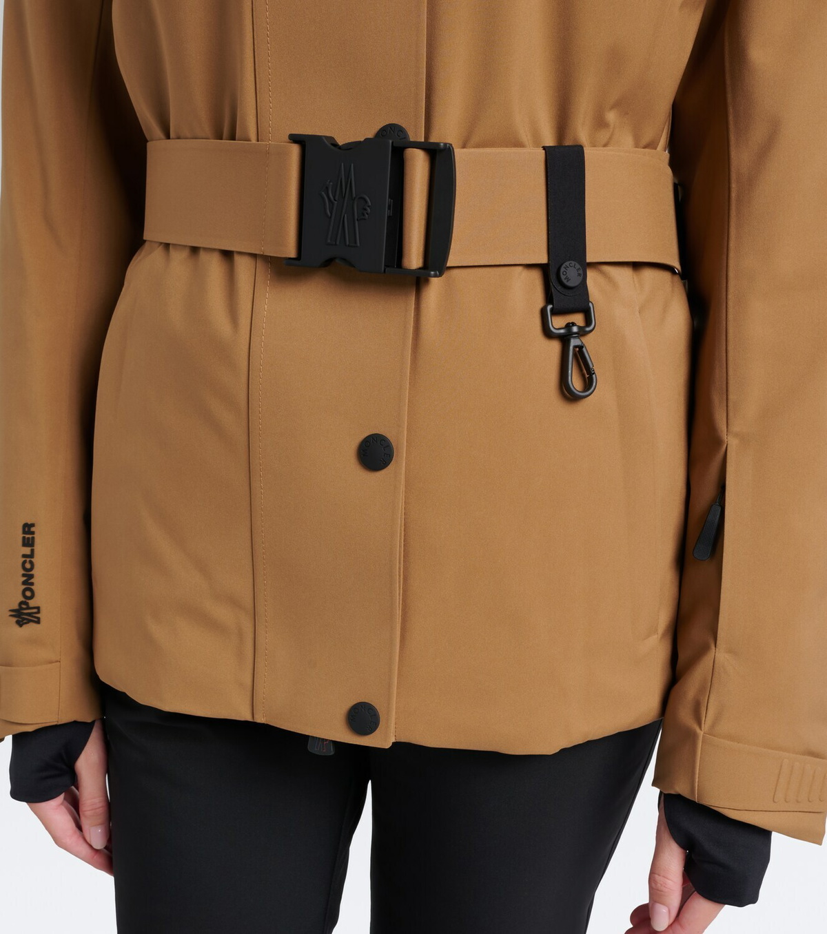 Moncler Grenoble Hainets belted ski jacket