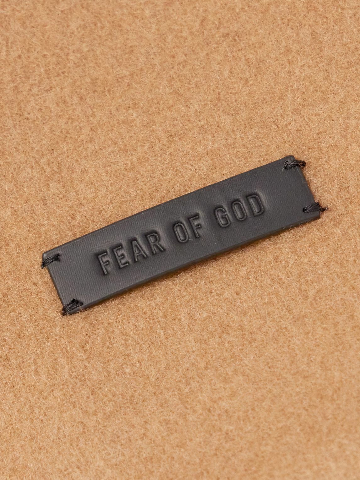 Fear of God - Oversized Double-Breasted Belted Melton Wool Overcoat - Brown