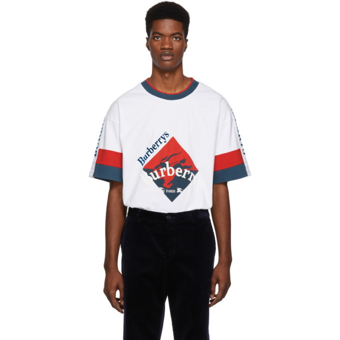 Photo: Burberry White Archive Logo Roeford T-Shirt