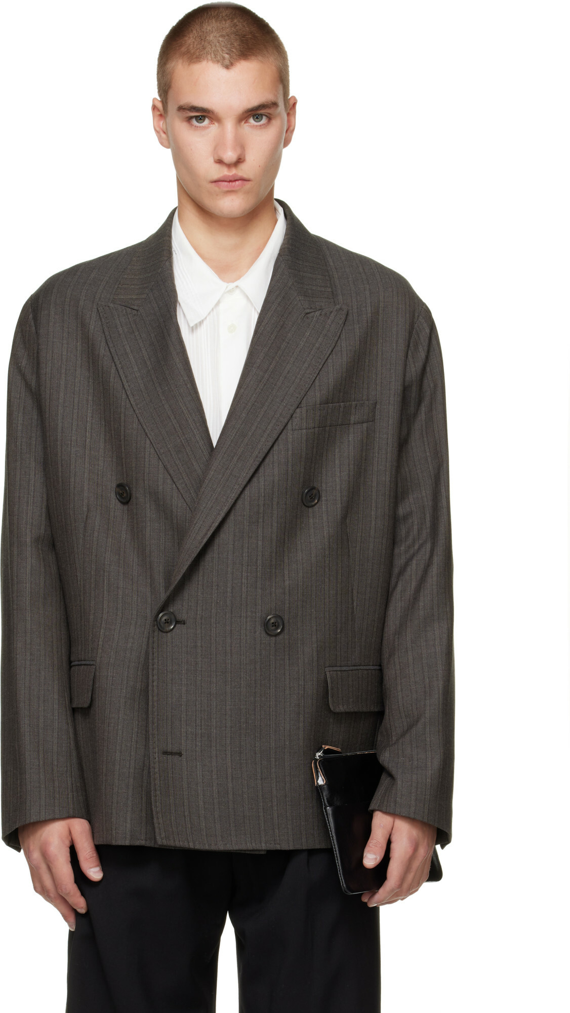 OUR LEGACY Brown Halt Blazer