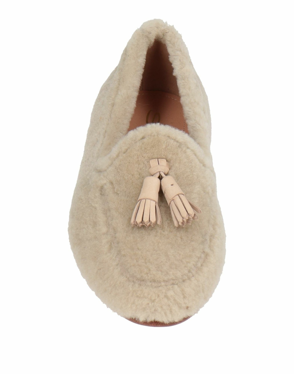 Santoni Womens Loafers in Beige
