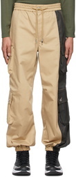 Feng Chen Wang Khaki & Black Twill Cargo Pants