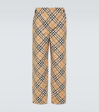 Burberry Checked track pants