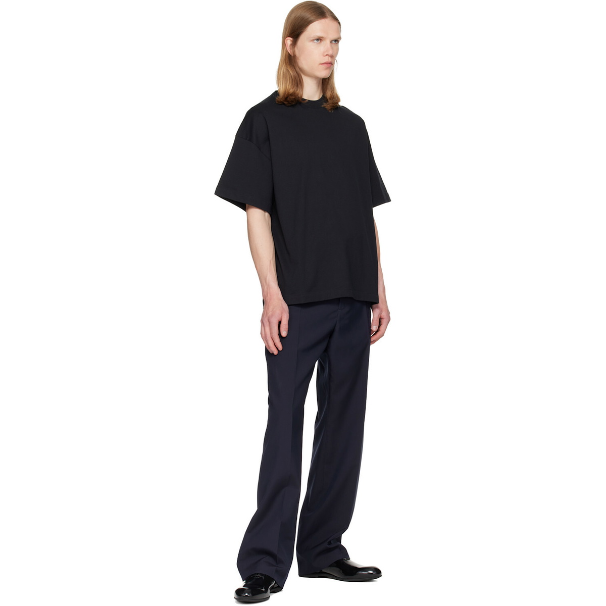 Jil Sander Black Crew-Neck T-shirt